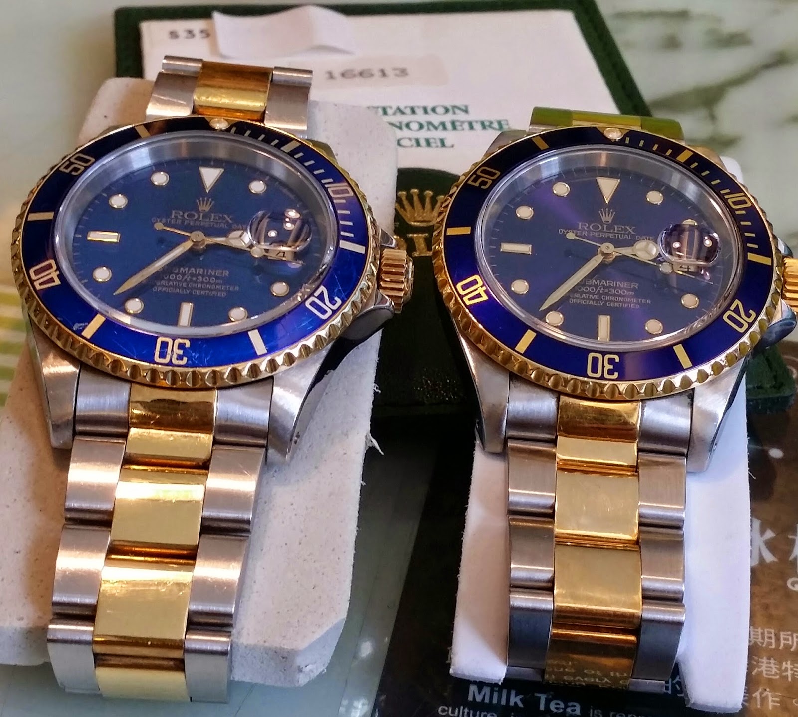 rolex submariner two tone for sale